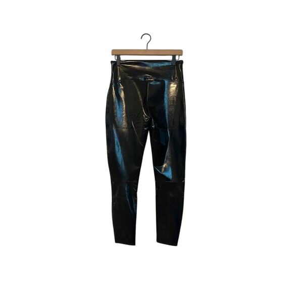 NWT SPANX Women's Faux Patent Leather Leggings - Picture 4 of 5